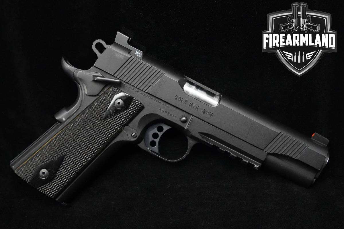 Colt Combat Unit Rail Run 45ACP 1911 Colt-Combat-Unit Rail-Gun 1911 3MAGS