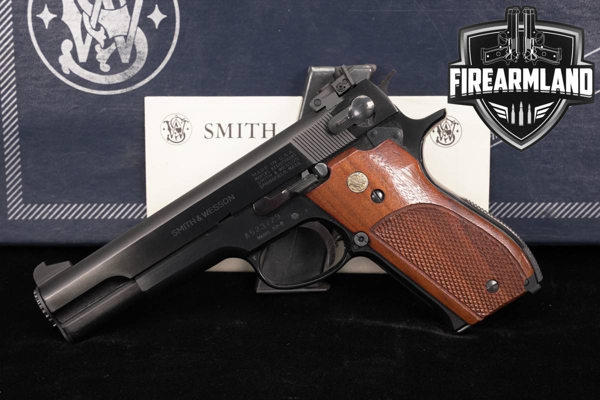 1979 Smith & Wesson Model 52-2 38 Special S&W Blued +TWO MAGS & ORIG BOX