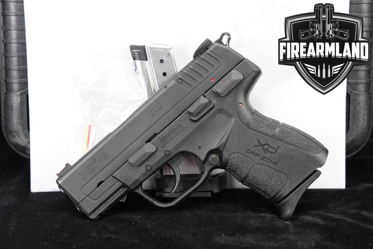 Springfield Armory XD-E 3.3 9mm XDE +2 MAGS & ORIG CASE
