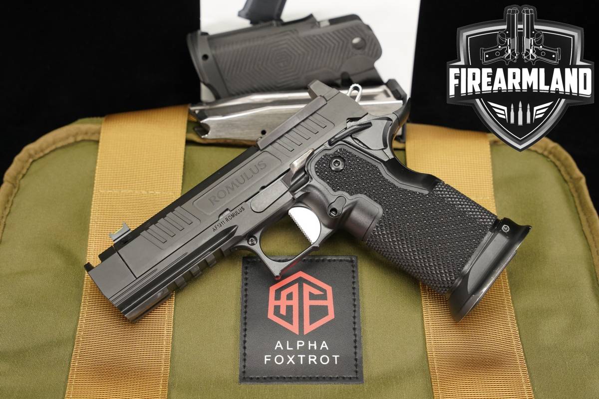 Alpha Foxtrot AF1911 Romulus COMP OR 9mm AF-1911 2011 +2 MAGS, ORIG CASE