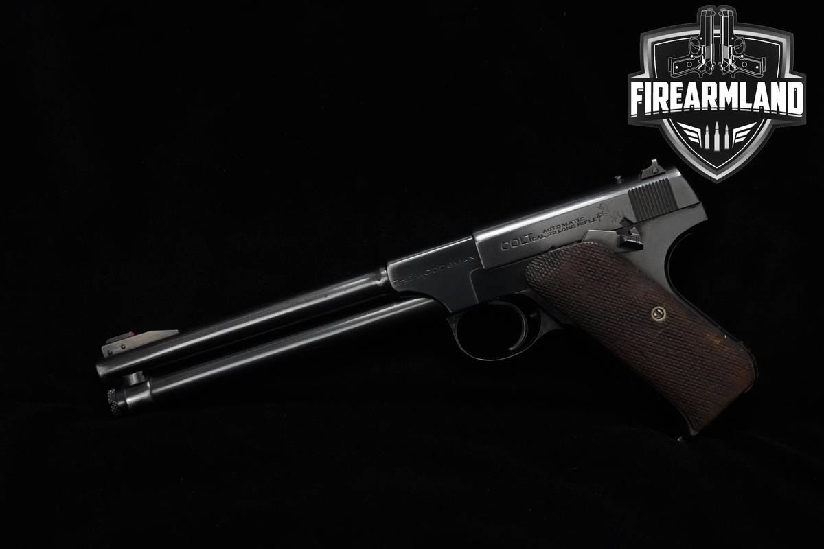 RARE PRE WW2 1930 Colt Woodsman 1st Edition King Gun Works Conversion Colt!