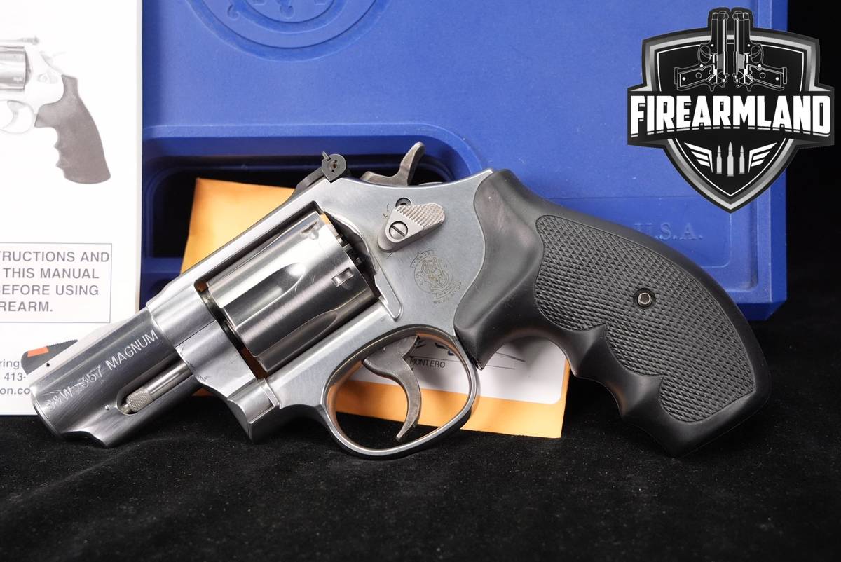Smith & Wesson Model 66-7 S&W 357 Magnum 2.5" Brushed Stainless +ORIG CASE