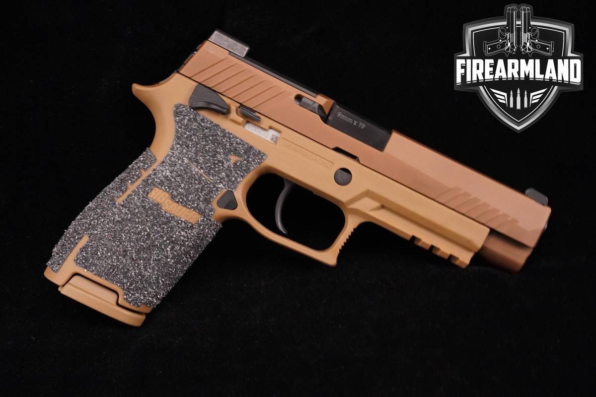Sig Sauer P320 M17 Manual Safety 9mm 4.7" Coyote Tan P-320 M-17 +ORIG CASE