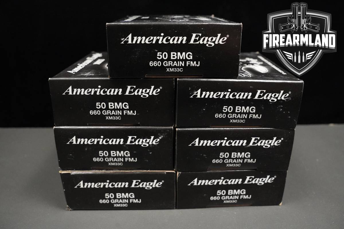 50 BMG Ammo 50-BMG Ammunition 70 ROUNDS