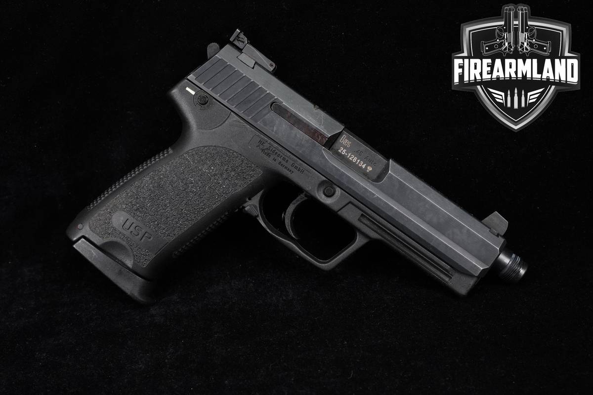 Heckler & Koch USP Tactical V1 45-ACP 5.09" Blued USP45 +2 MAGS