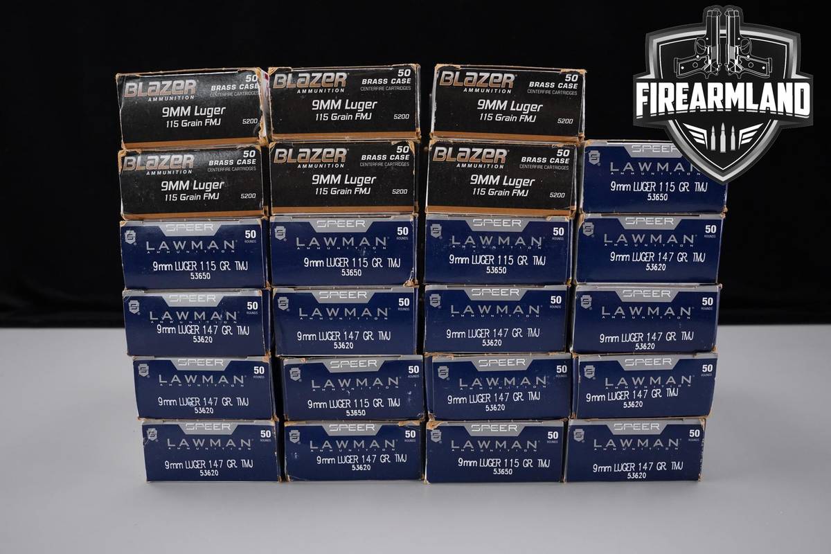 1150 RDS! 9mm Ammo 9-mm