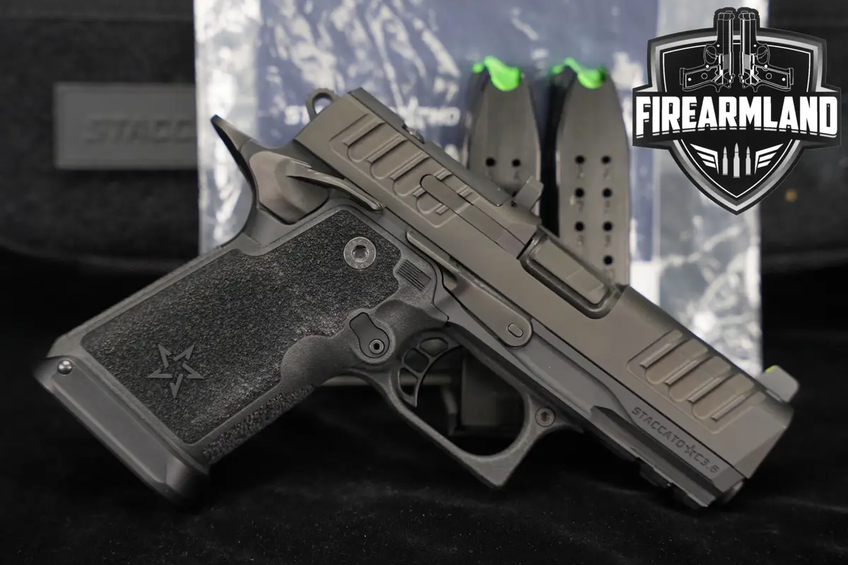 Staccato C3.6 HD 9mm 3.6" Optics-Ready STI 1911 2011 +3 MAGS & ORIG CASE