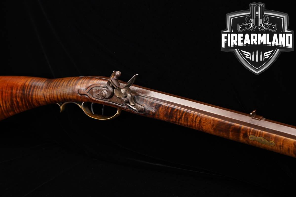 American Long Rifle 40" Curly Maple Flintlock OCTAGON BARREL