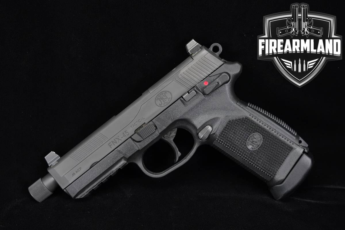 HOME-DEFENSE FN America FNX-45 Tactical 45ACP 5.3 FNX45 +3 MAGS & ORIG CASE