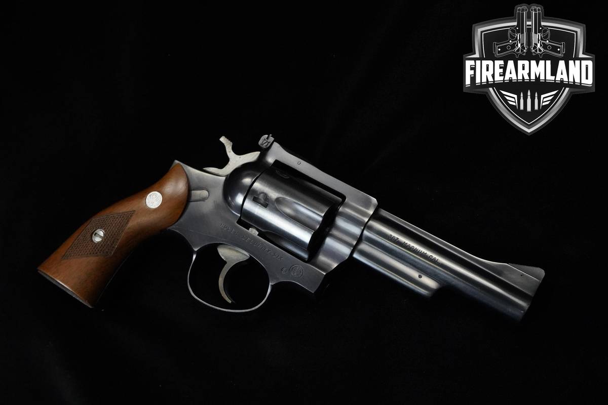 1980 Ruger Security-Six 357 Magnum 4" Blued Ruger Security-6 DA/SA