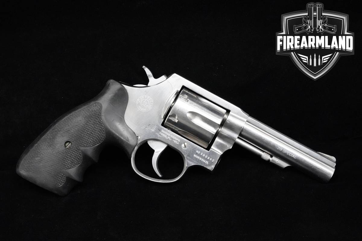 Taurus Model 82 38 Special 4" DA/SA Stainless Taurus Model-82