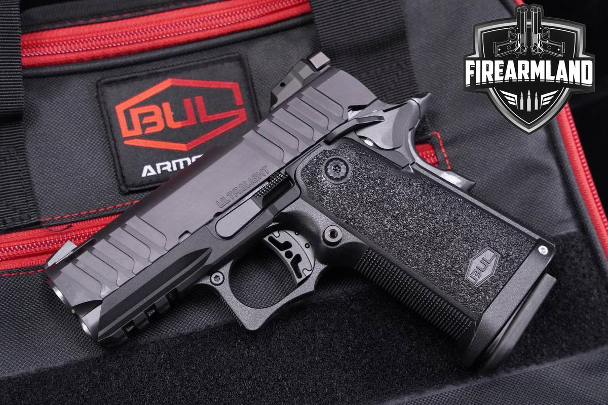 Bul Armory SAS II Ultralight Pro G2 9mm 1911 3.25" Black +3 MAGS & OG CASE