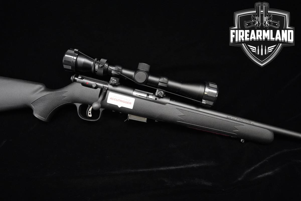 Savage Arms Model 93R17 17 HMR 20.5" Blued Savage 93R17 +OPTIC
