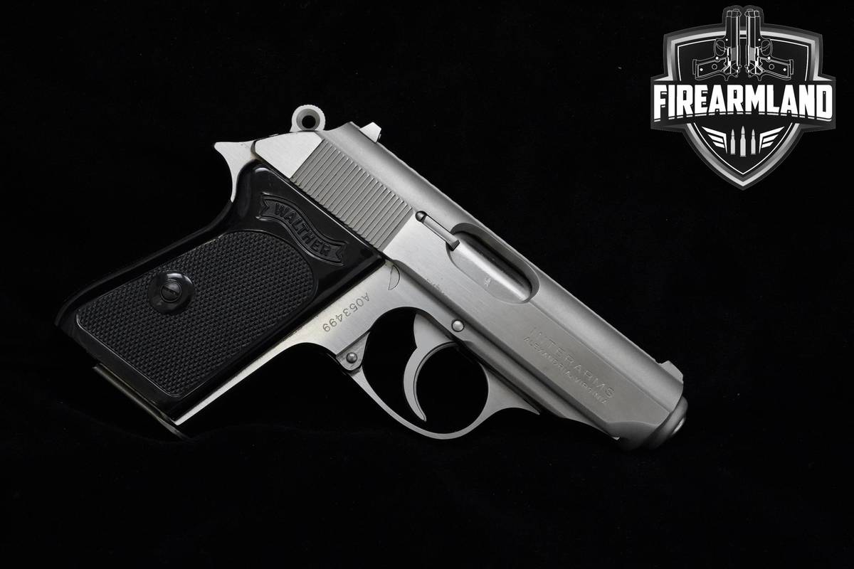 Walther PPK Stainless 380 ACP 3.3" Stainless Steel Walther +ORIG CASE