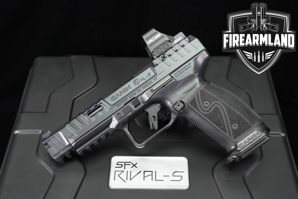 Canik SFx Rival-S Dark Side 9mm 5" +3 MAGS, ORIG CASE & OPTIC