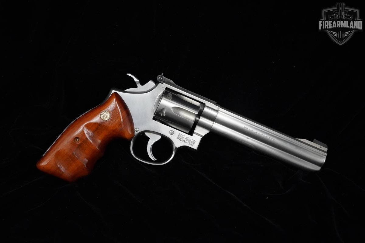 1989 Smith & Wesson (S&W) Model 617 K-22 Masterpiece Stainless 22LR S&W 617