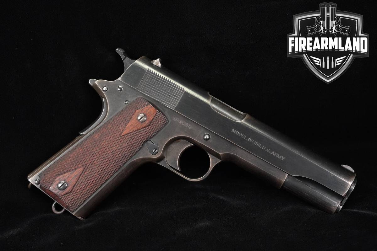 WWI-ERA VINTAGE 1918 Colt M1911 U.S Army 45 ACP 1911 5" Blued Pre-A1