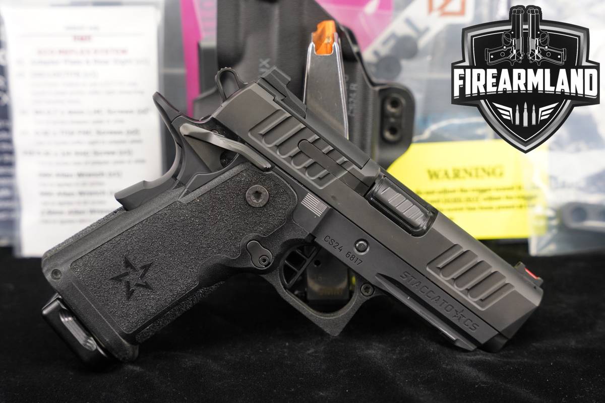 Staccato CS V3 9mm 3.5" STI 1911 2011 +2 MAGS, ORIG CASE & HOLSTER