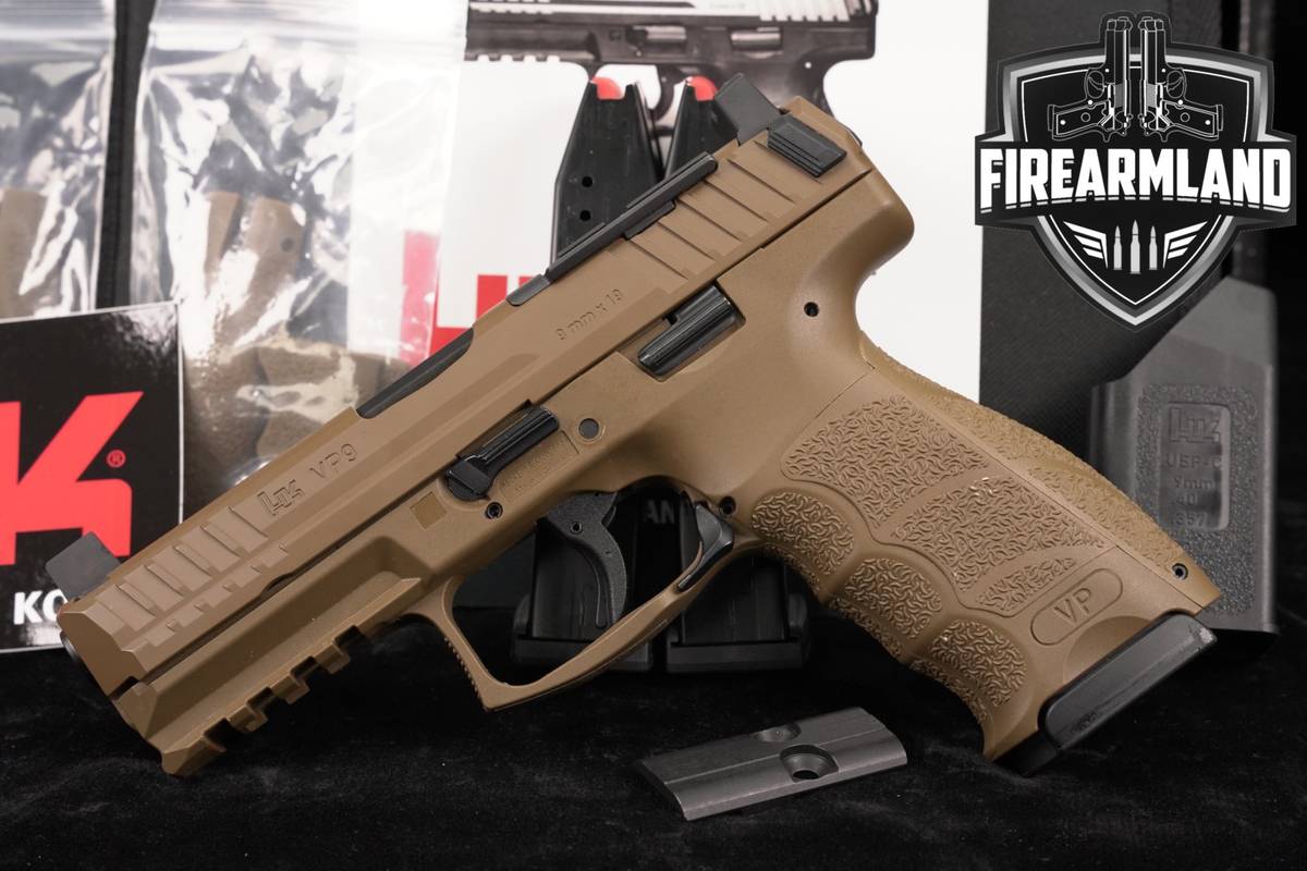 Heckler & Koch VP9 9mm OR FDE H&K VP-9 +3 MAGS, HOLOSUN OPTICS