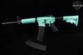 2017 Sturm Ruger AR-556 5.56mm NATO Turquoise in Good Condition Image 2