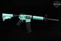 2017 Sturm Ruger AR-556 5.56mm NATO Turquoise in Good Condition Image 3