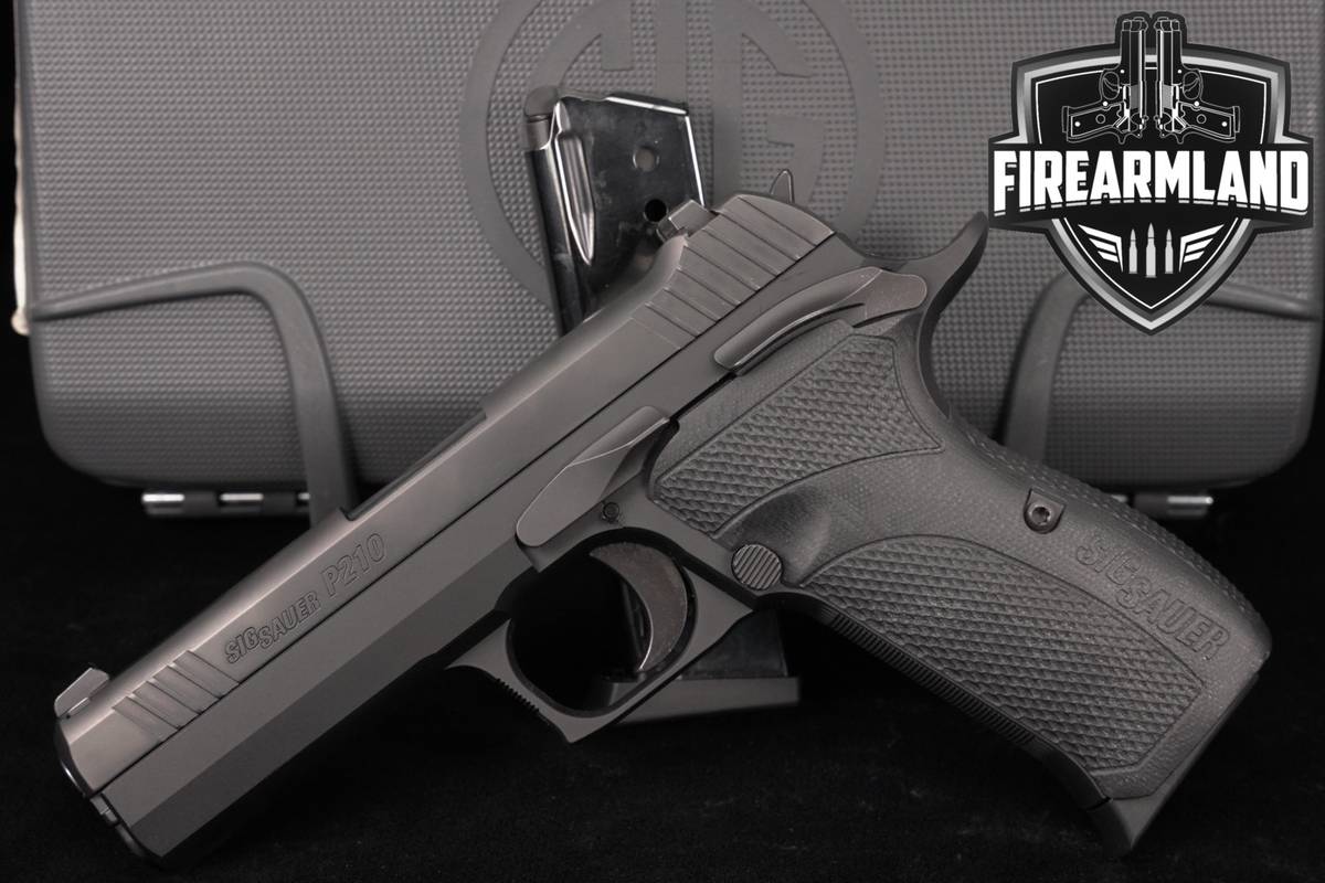 Sig Sauer P210 Carry 9mm 4.25 P-210 +2 MAGS, ORIG CASE