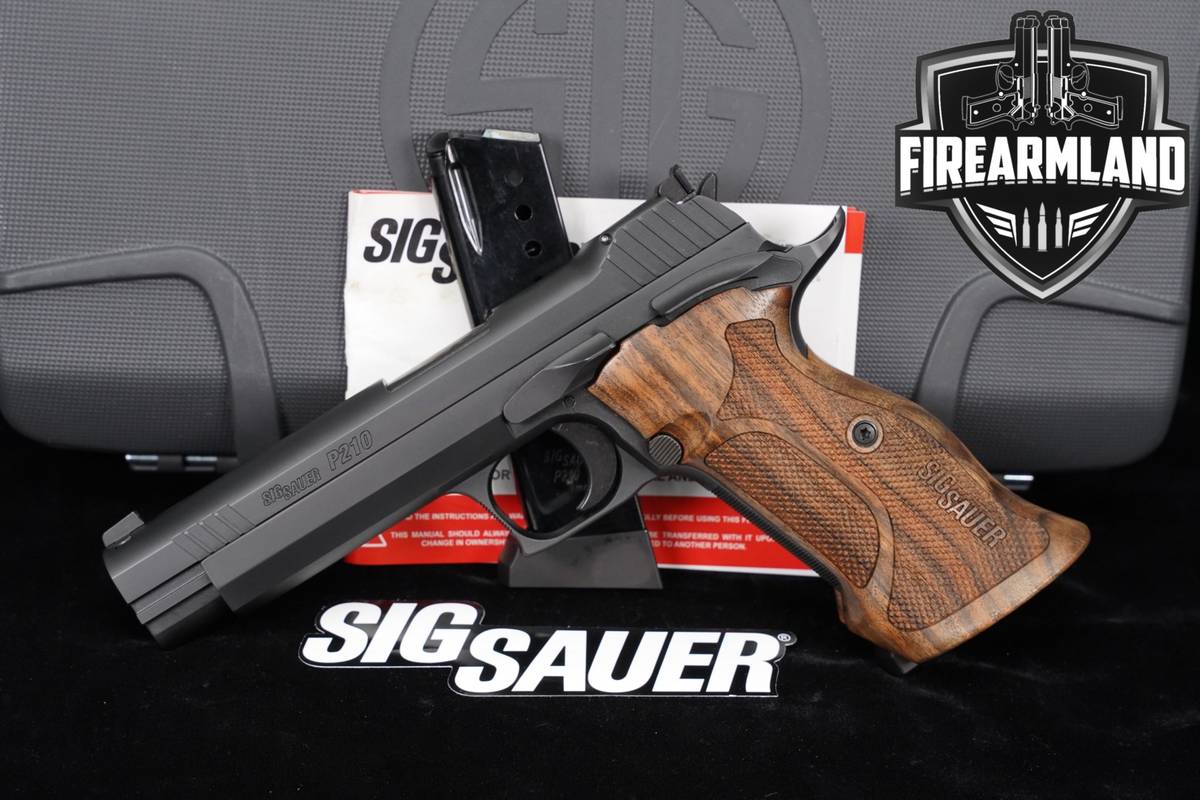 Sig Sauer P210 Target, P210A 9mm 5" P 210 +2 MAGS & ORIG CASE