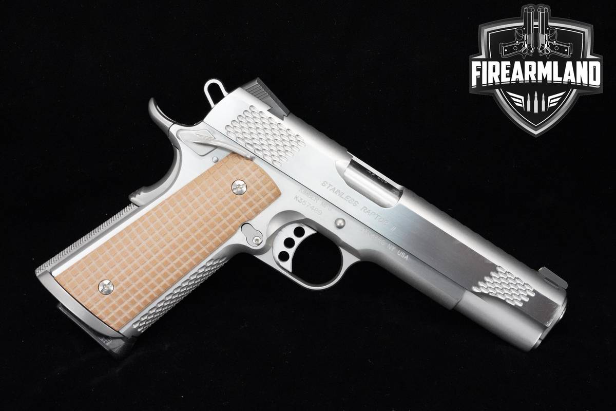 Kimber Stainless Raptor II Custom Shop 45 ACP 1911 Kimber MATCH 4 MAGS