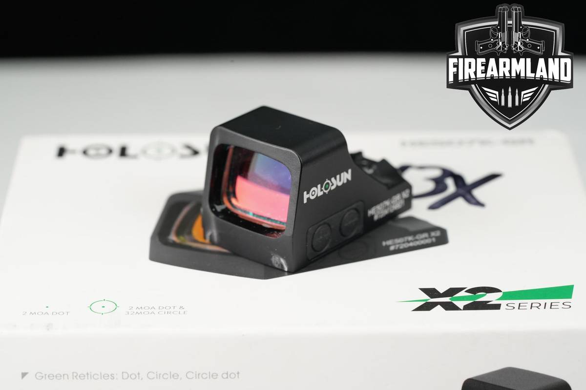 Holosun HE507K-GR X2 2 MOA Green Dot & 32MOA Circle Reticle HE-507