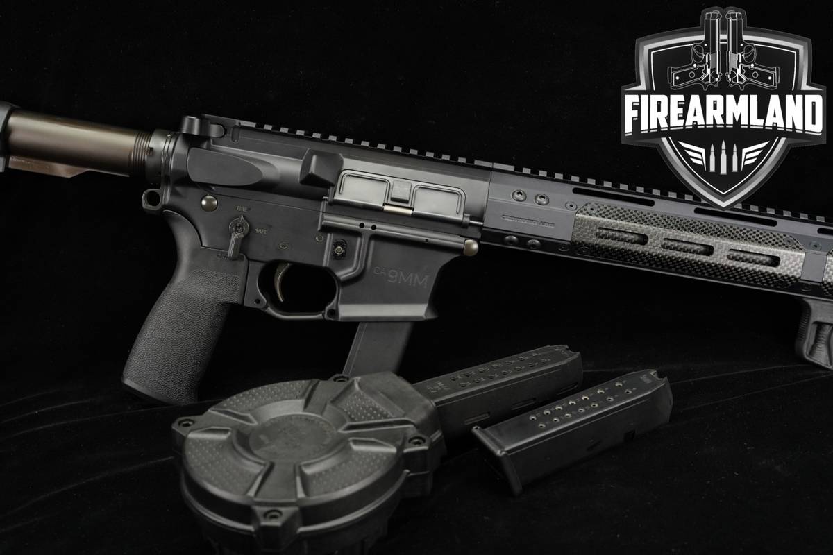 Christensen Arms CA9MM Rifle AR-9 AR9 16" CA-9mm CAR CARBON FIBER +3 MAGS