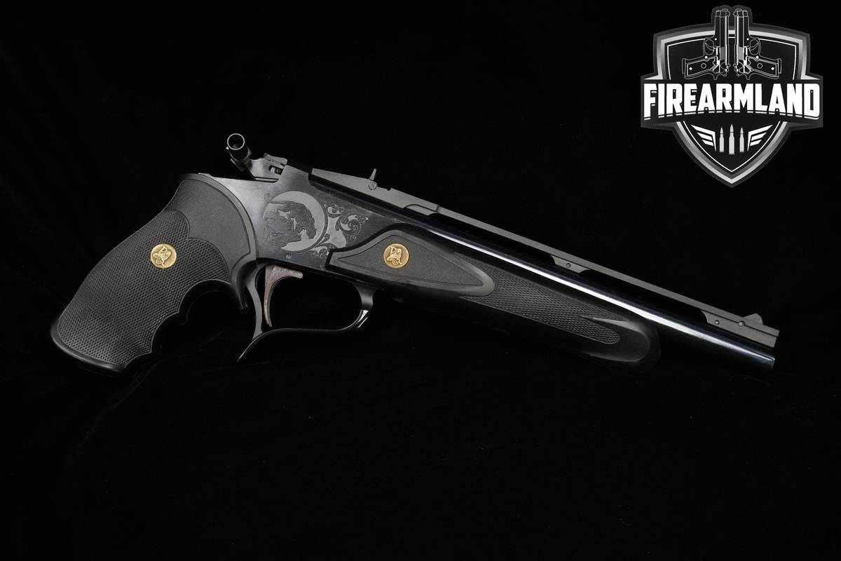 1986 Thompson Center (TC-T/C) Contender 45 LC/410 Blued Contender +ORIG BOX