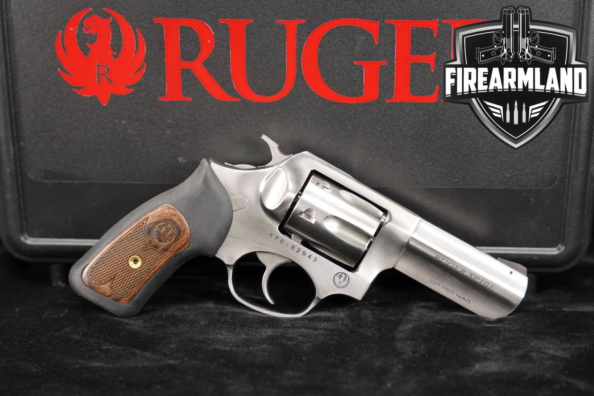 Ruger SP101 327 Federal Magnum 3" Satin Stainless SP 101 +ORIG CASE
