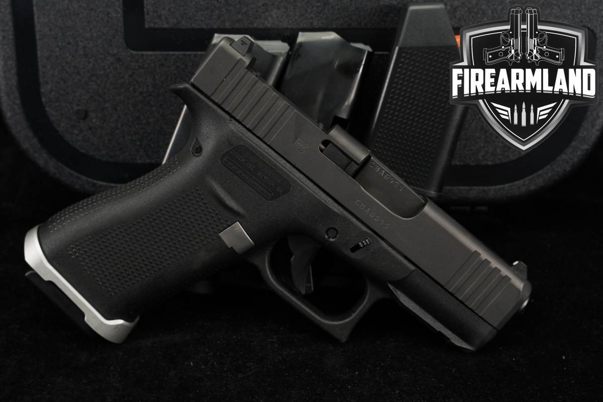 Glock 43X Slimline MOS G43X 9mm 3.41" +4 MAGS & ORIG CASE
