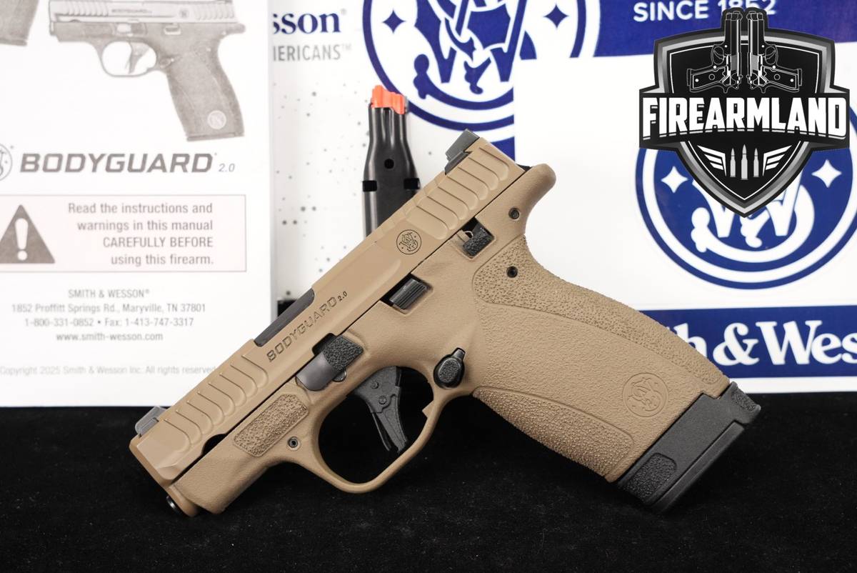 Smith & Wesson Bodyguard 2.0 TS S&W 380 ACP 2.75" FDE +2 MAGS & ORIG BOX