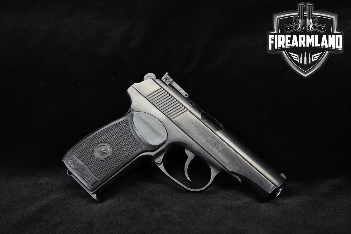 RUSSIAN! Izhevsk Arsenal IJ-70 9x18mm MAK 3.68" Polished Blue +2 MAGS
