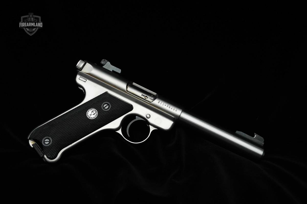 Stainless Ruger Mark II 22LR Target Pistol Sturm Ruger 22LR Mark ll Pistol