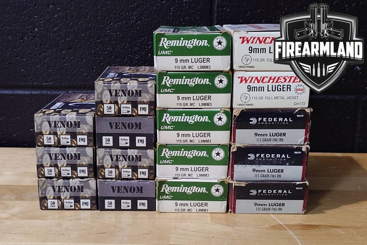 850 RDS! 9mm Ammo 9-mm