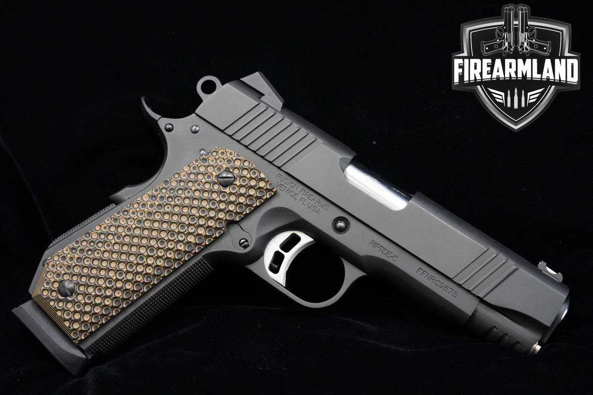 Fusion Firearms Riptide-C 9mm 1911 4.25" Riptide-C 1911 1911A1 +ORIG CASE