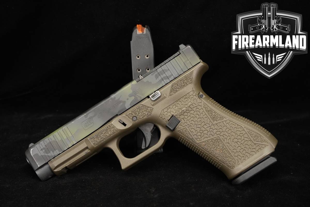 Glock 47 Gen5 MOS G47 Gen 5 9mm 4.49 Two-Tone Camo & FDE +2 MAGS