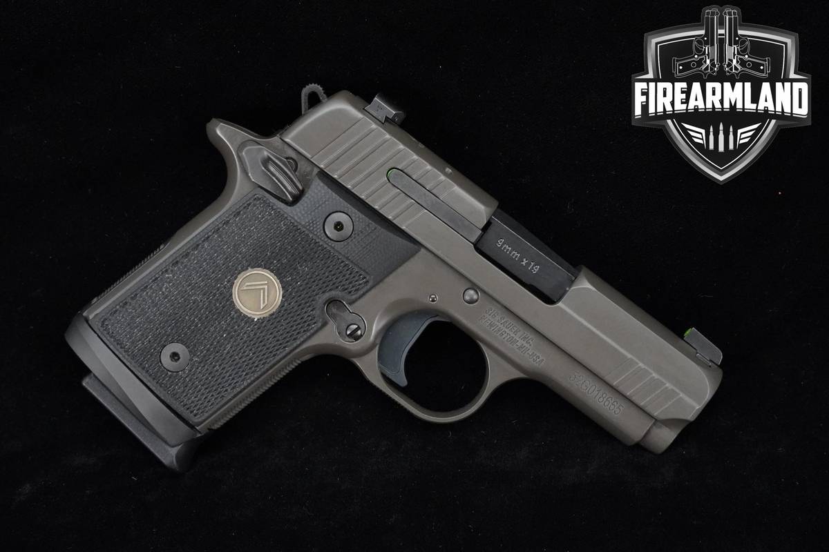 Sig Sauer P938 Legion 9mm 1911 3.0" Legion Gray P 938 +3 MAGS & ORIG CASE