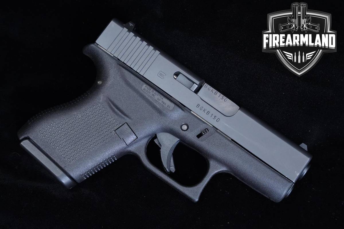Glock 43 9mm 3.41" Glock G43 +2 MAGS & ORIG CASE