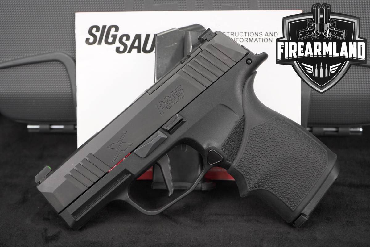 Sig Sauer P365X 9mm Optics-Ready 3.1 P 365 X +2 MAGS & ORIG CASE