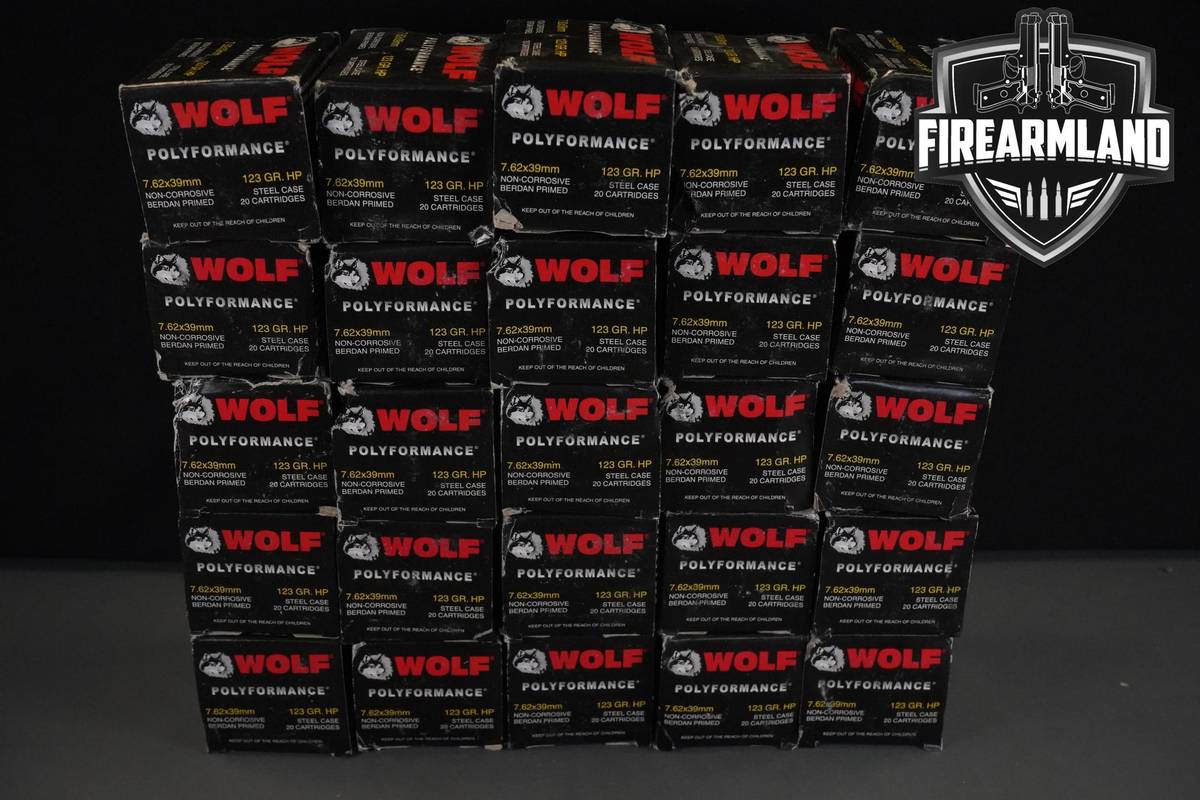 7.62x39 Ammo 7.62x39 Ammunition 500 ROUNDS