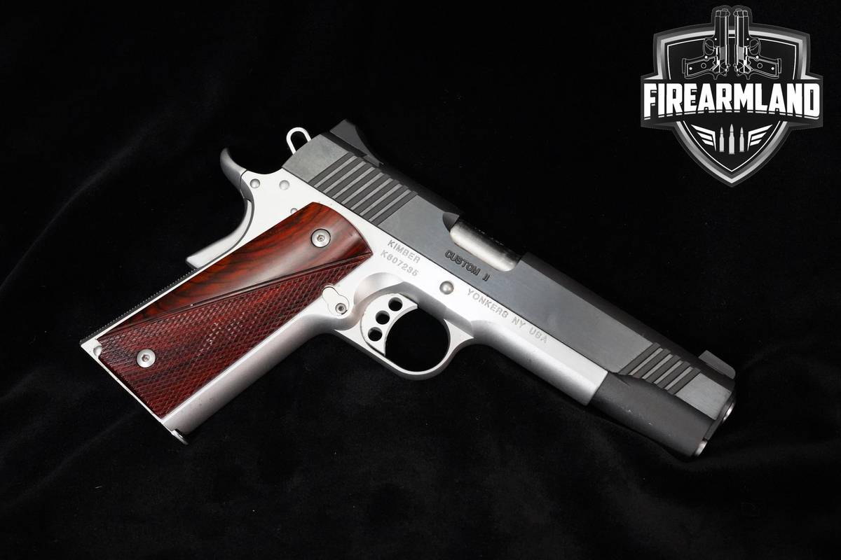 Kimber Custom II Two-Tone 45 ACP 5" Polished Blued Kimber