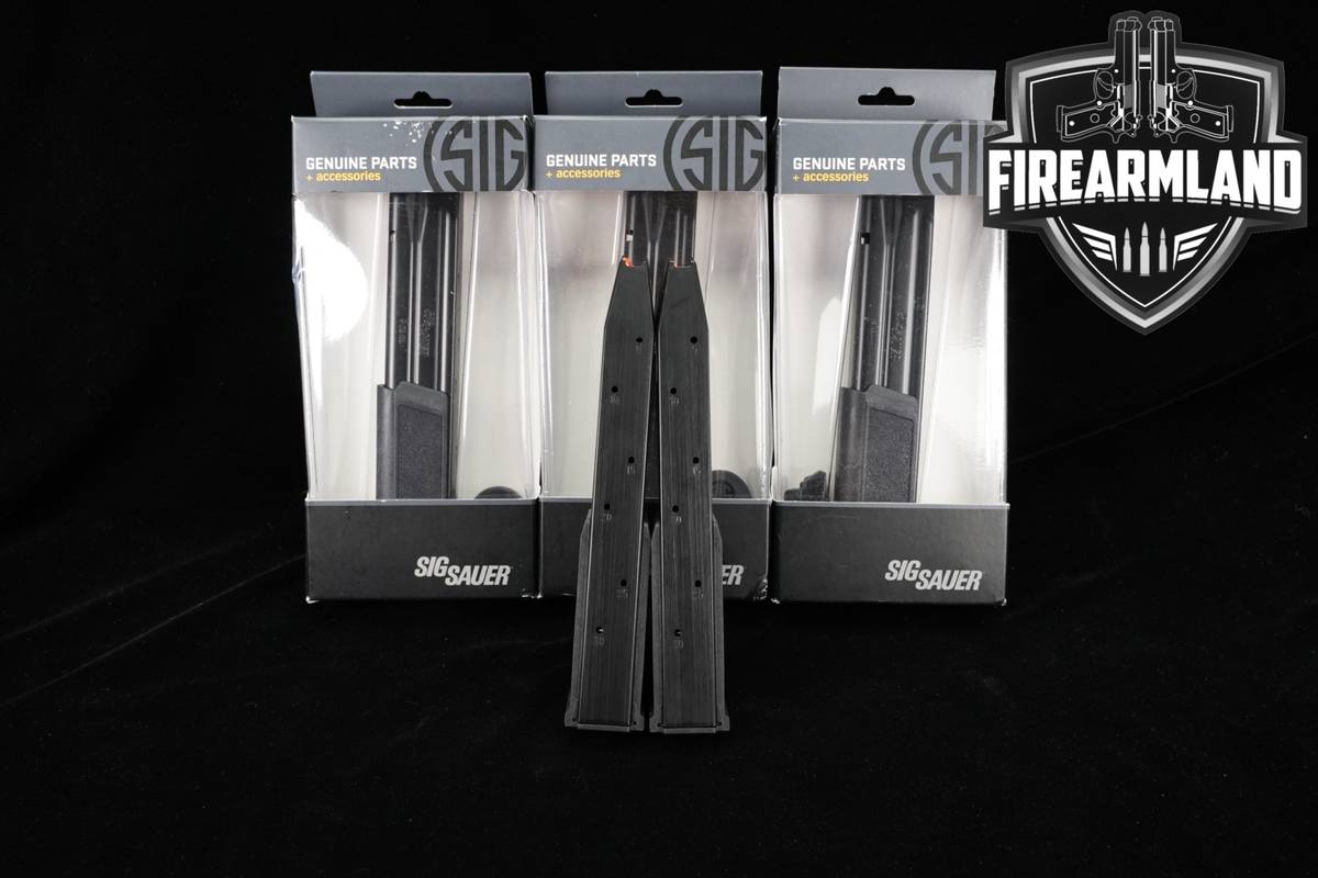 FIVE (5) Sig Sauer P320 30 Round Magazines 9mm Luger P-320 Mags