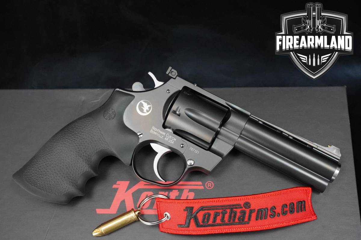 Korth Mongoose Nighthawk Custom 357 Magnum 4" Korth-Mongoose +ORIG BOX