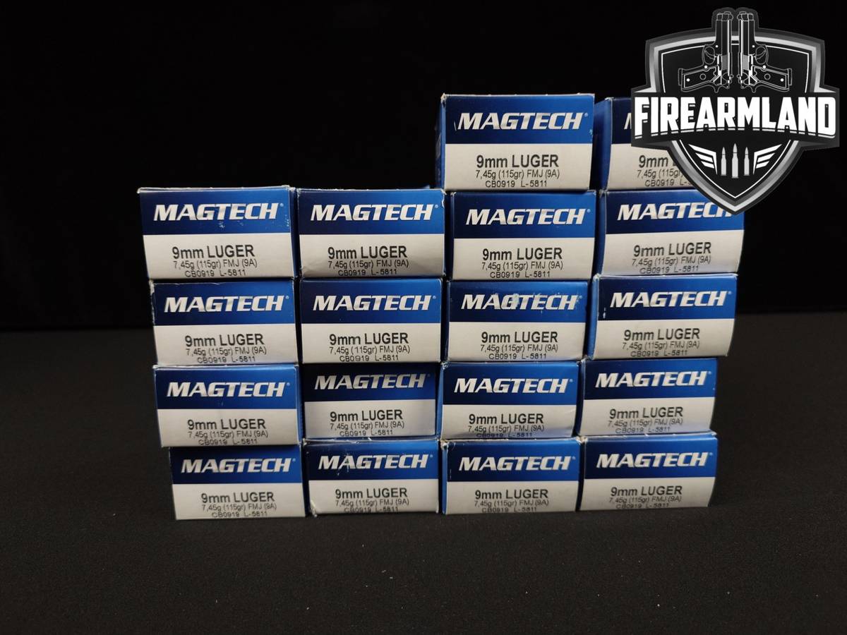 900 RDS! 9mm Ammo 9-mm