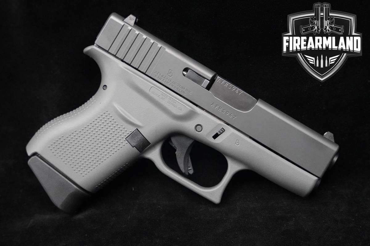 Glock 43 Apollo Custom 9mm Glock-43 Apollo-Custom G43 +2 MAGS & ORIG CASE