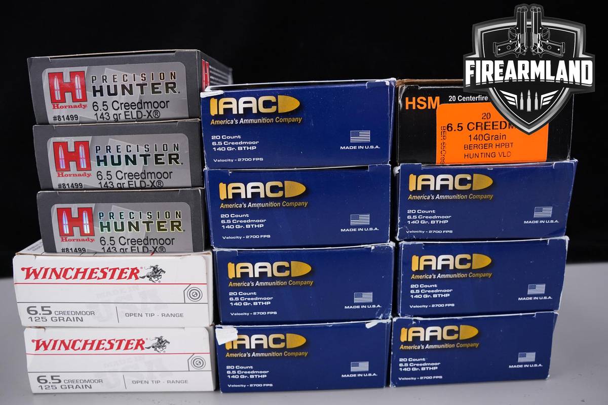 260 RDS! 6.5 Creedmoor Ammo 6.5CM