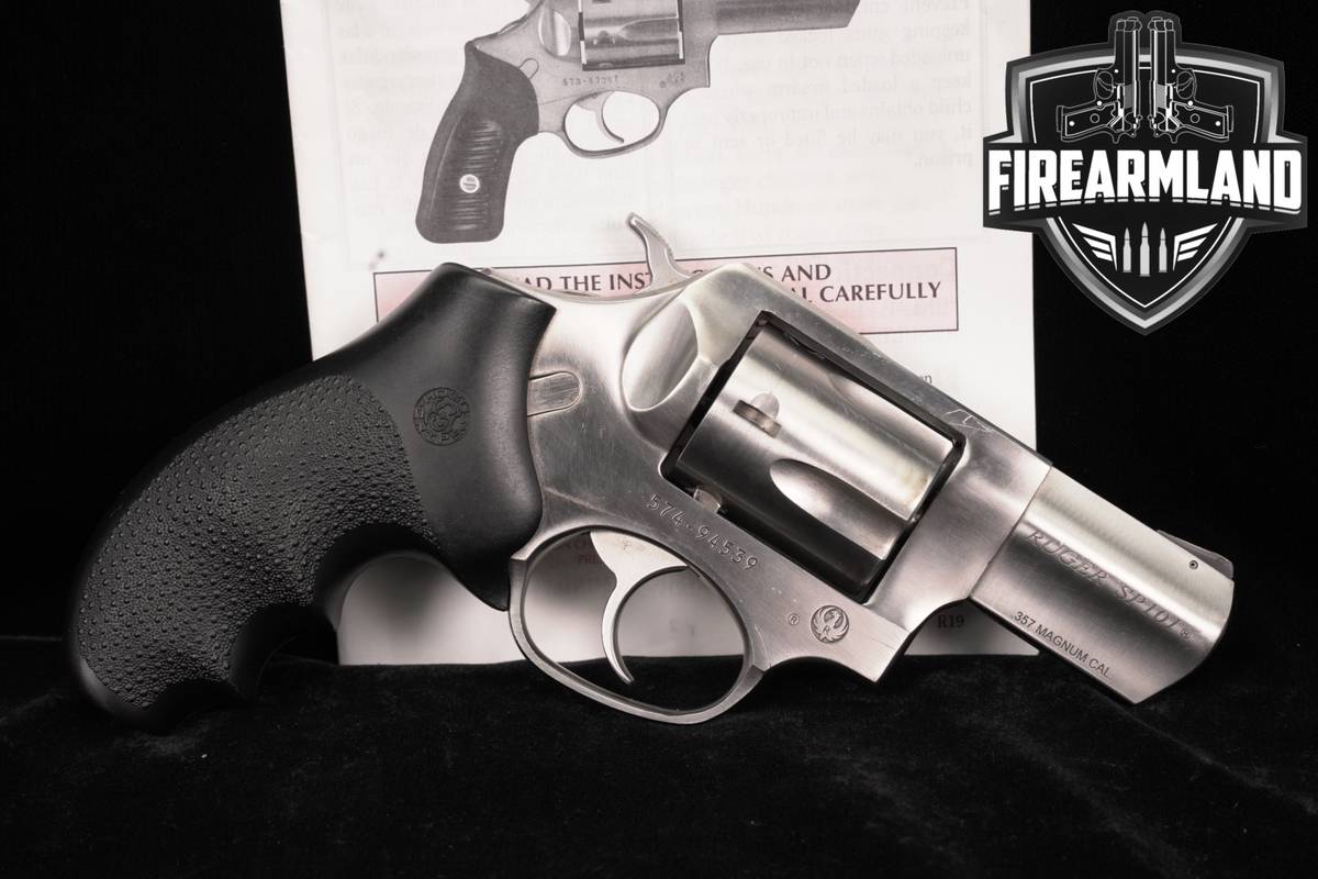 Ruger SP101 357 Magnum 2.25" Brushed Stainless SP-101 DA/SA